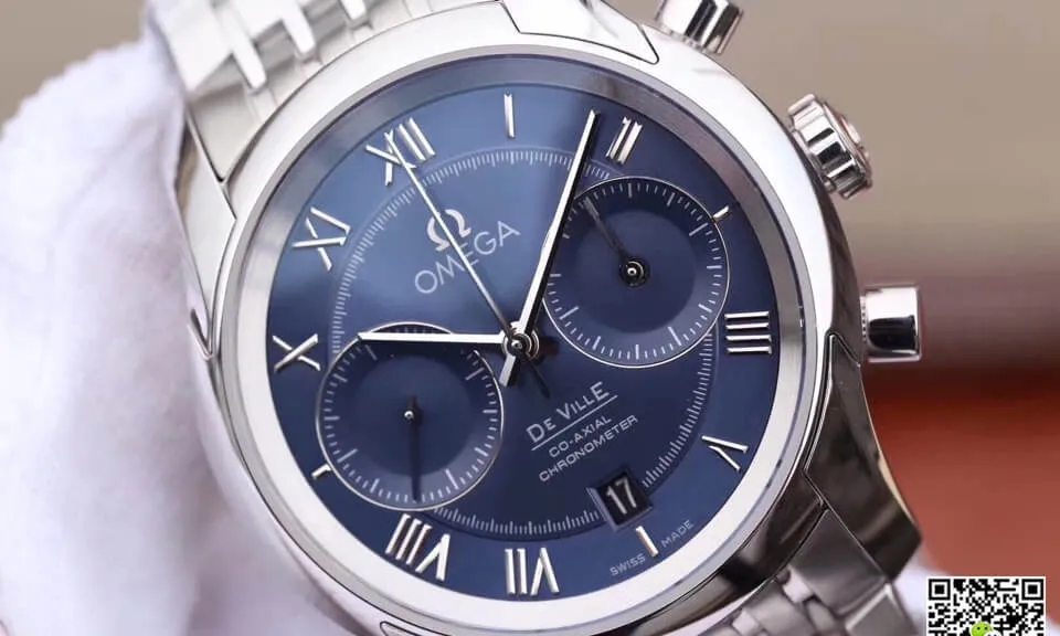 Omega De Ville 431.10.42.51.03.001 OM Factory 1:1 Best Edition Replica Watch Blue Dial
